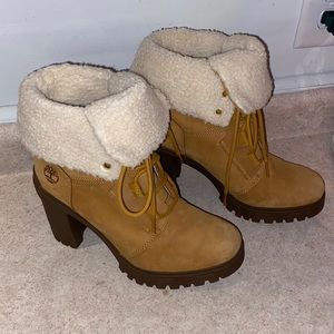 Womens Timberland boots worn once